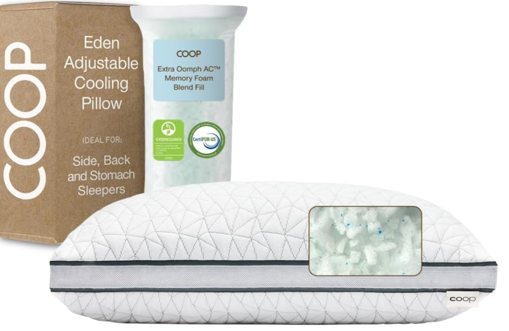 Coop Sleep Good Eden cooling pillow